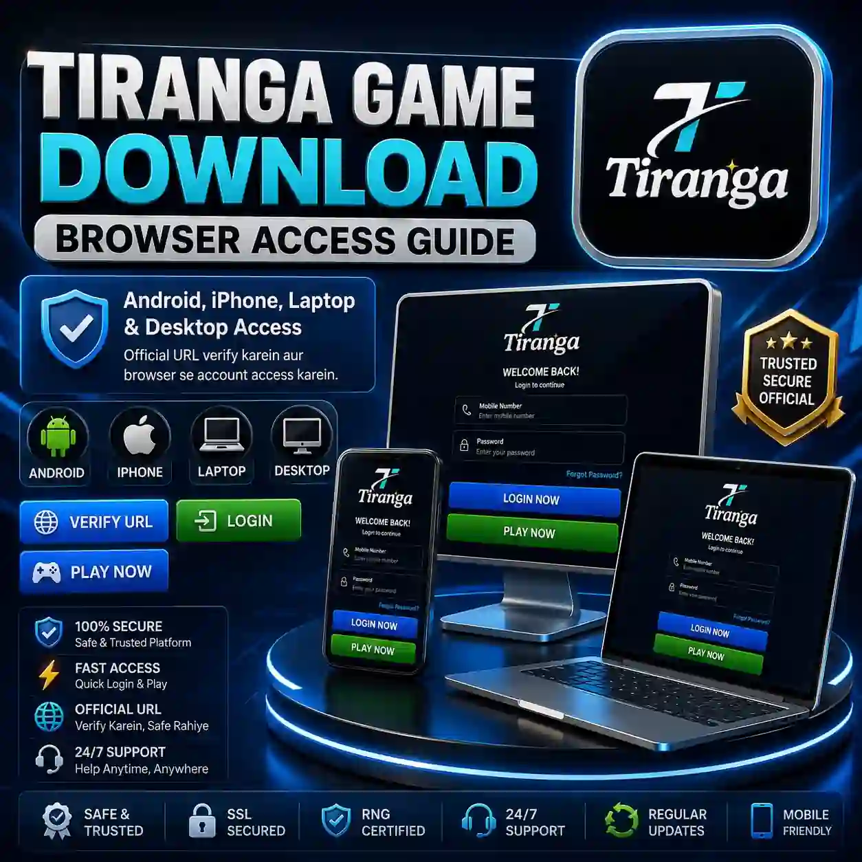 Tiranga Game Download 2026 official website access