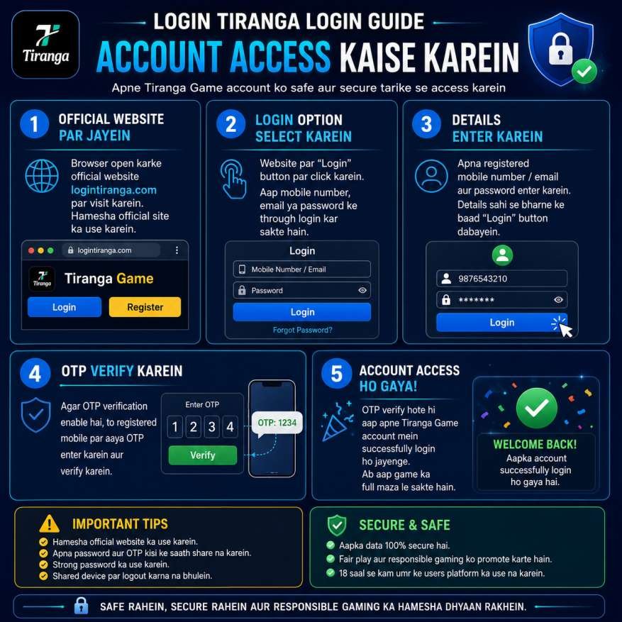 Login Tiranga login guide