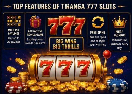 Tiranga 777 Slots features and interface
