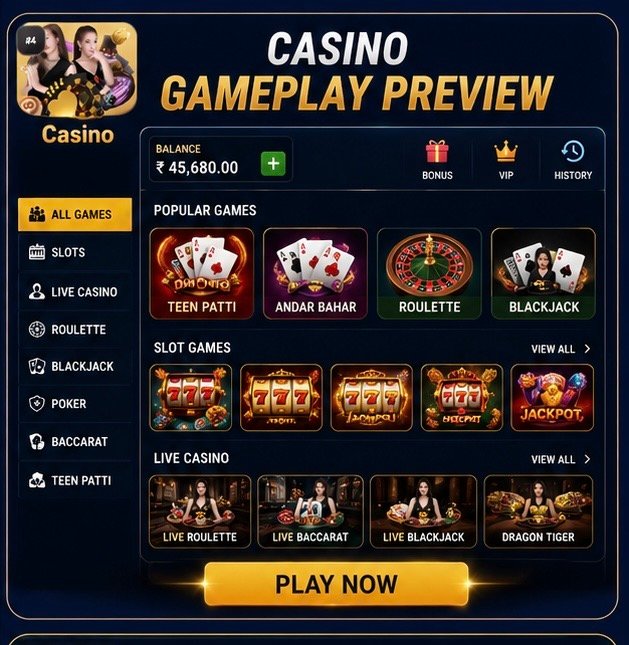 Tiranga Casino gameplay preview
